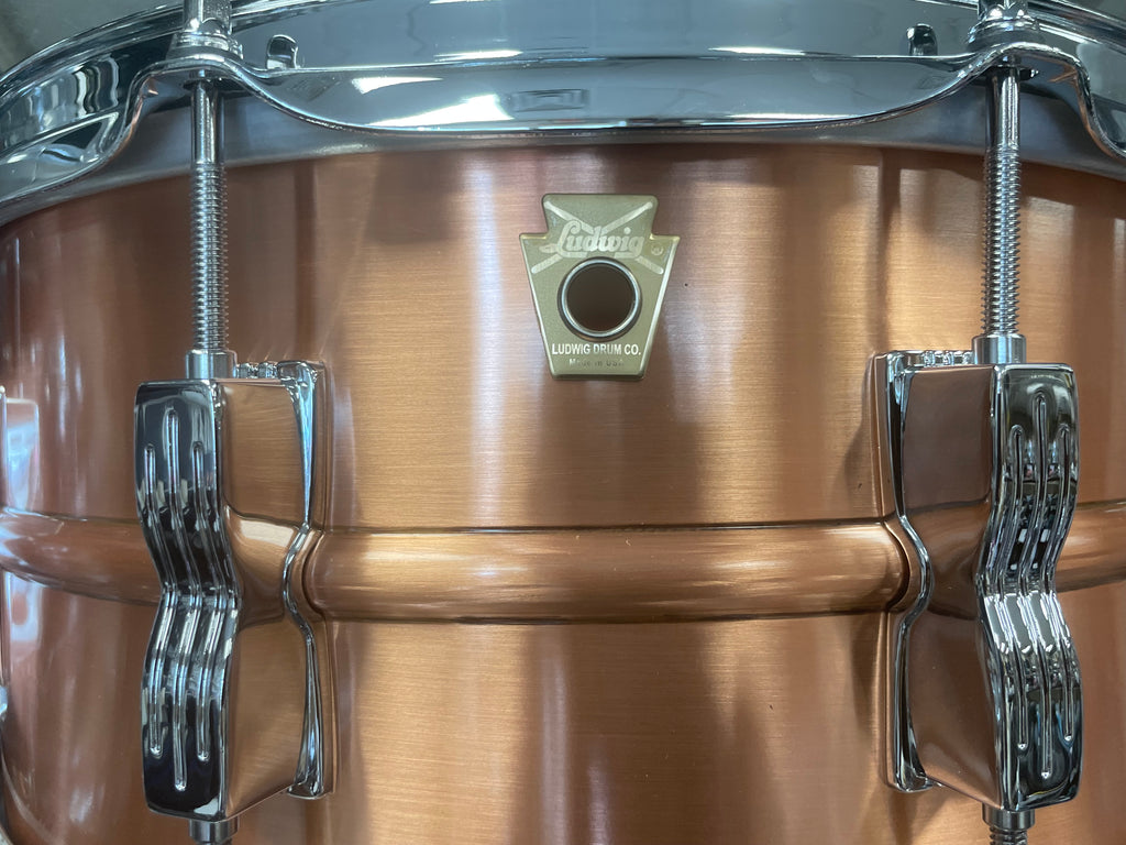 Ludwig 6 1/2x14 Brushed Copper Snare