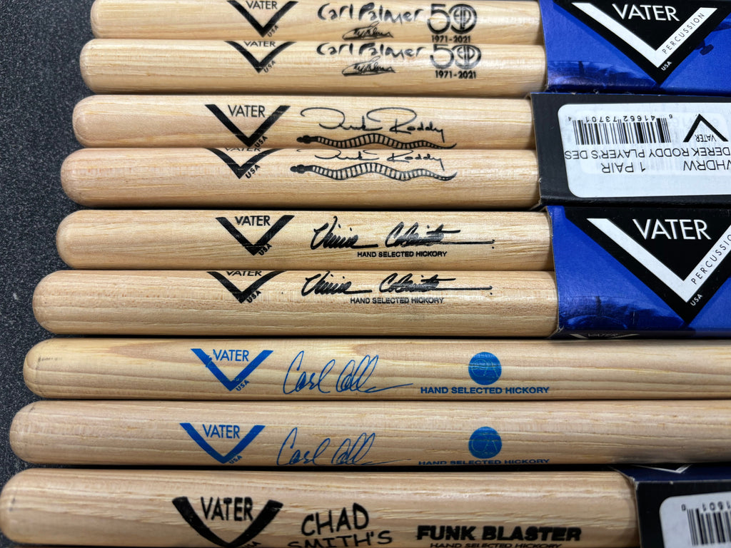 Vater percussion assorted signature sticks