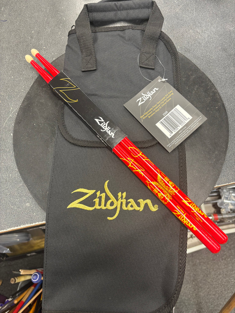 Zildjian Economy Black Nylon Stick Bag/ Josh Dunn Sticks