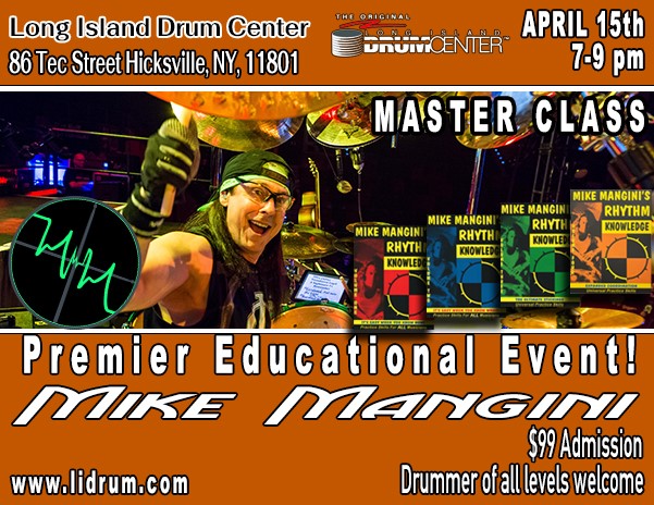 Mike Mangini Master Class Session at LIDC April 15th 2025